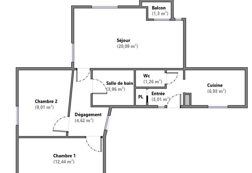 Appartement à vendre à Chessy — Vue parc & jardin — photo 5