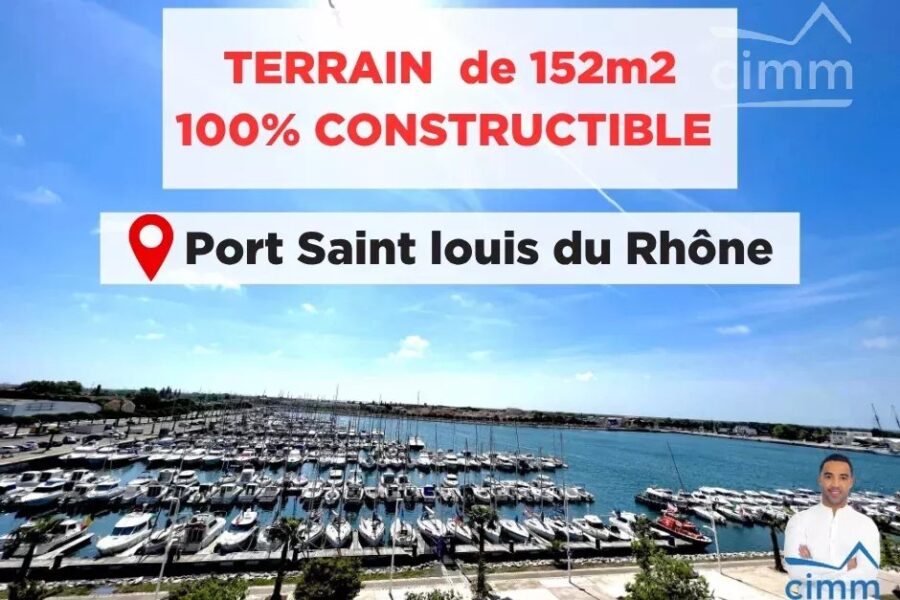 Terrain à vendre à Port-saint-louis-du-rhône — Vue marina & port — photo 1