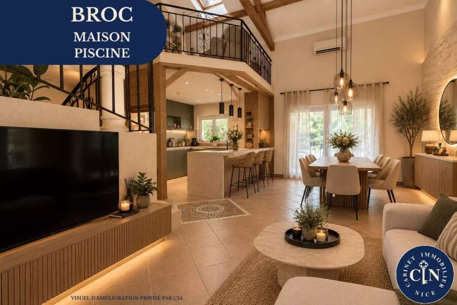 Maison à vendre à Le broc — Vue montagne — photo 2