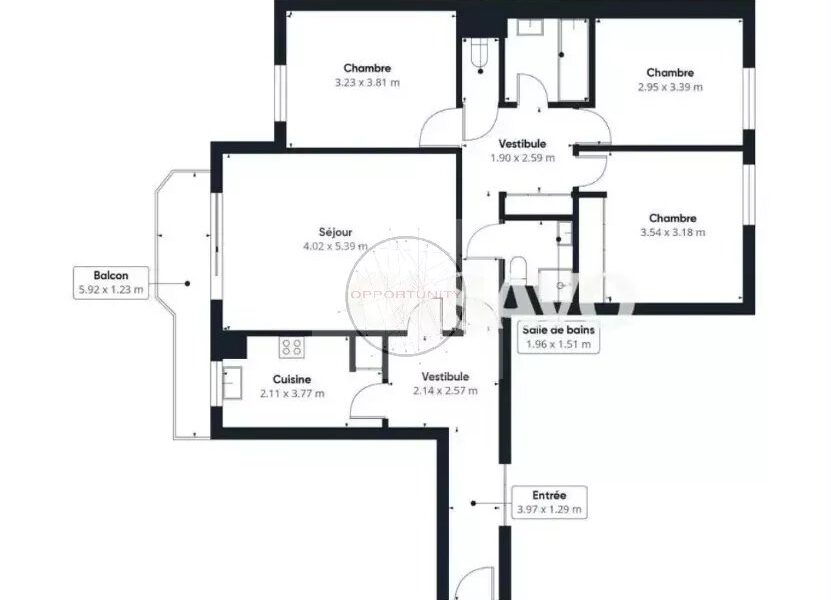 Appartement à vendre à Paris 20ème — Vue parc & jardin — photo 10