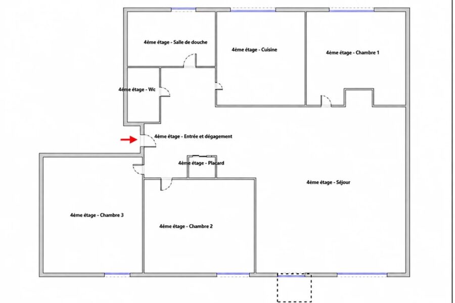 Appartement à vendre à Le Bourget — Vue parc & jardin — photo 9
