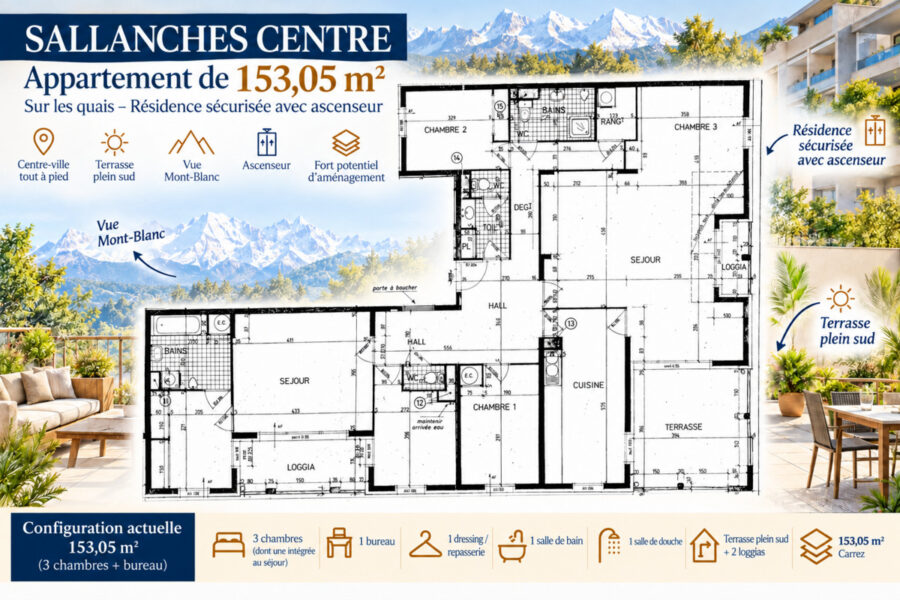 Appartement à vendre à Sallanches — Vue nature — photo 2