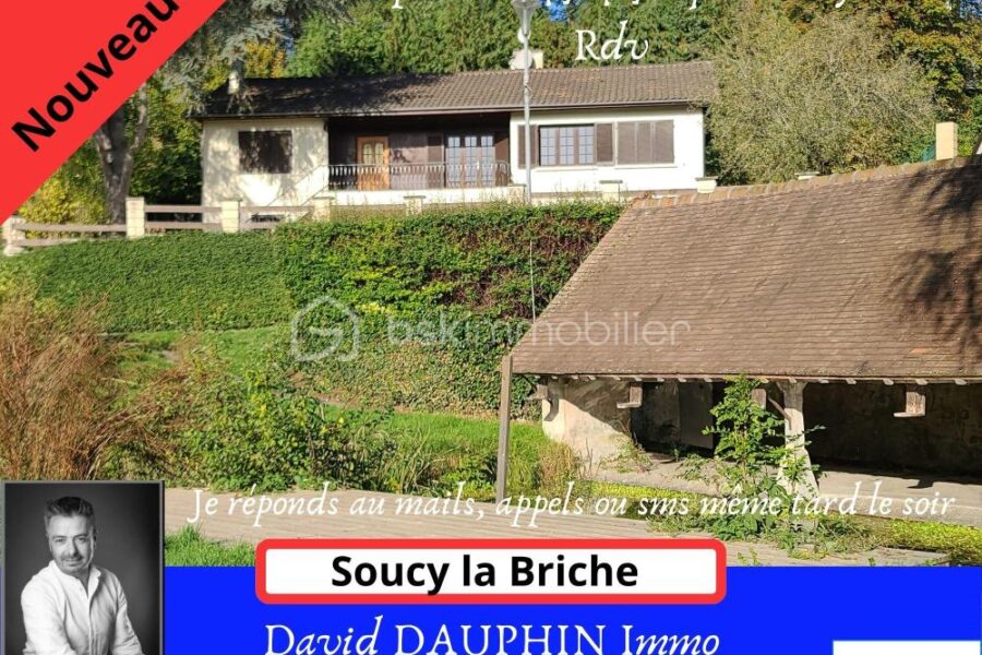 Maison à vendre à Souzy-la-Briche — Vue parc & jardin — photo 2