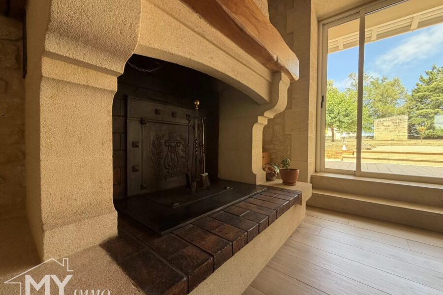 Maison à vendre à Saint-Vincent-de-Pertignas — Vue parc & jardin — photo 10