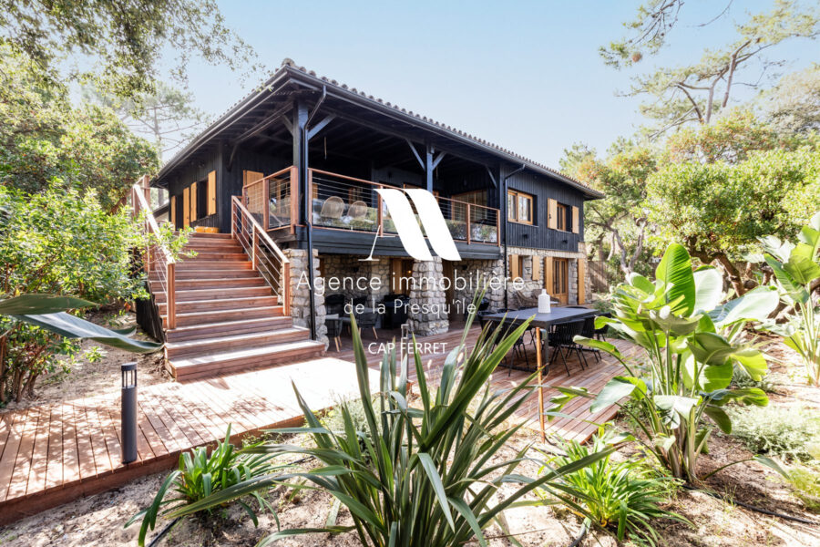 Maison à vendre à Lège-Cap-Ferret — Vue bassin — photo 3