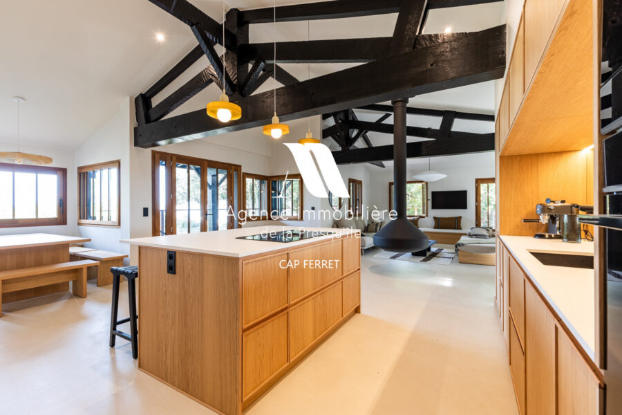Maison à vendre à Lège-Cap-Ferret — Vue bassin — photo 12