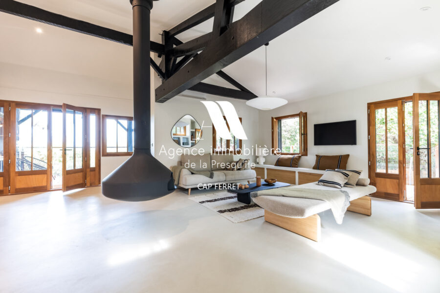 Maison à vendre à Lège-Cap-Ferret — Vue bassin — photo 11