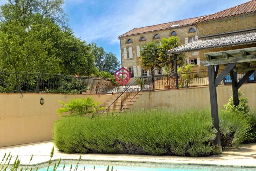 Maison à vendre à Couloumé-Mondebat — Vue montagne — photo 2