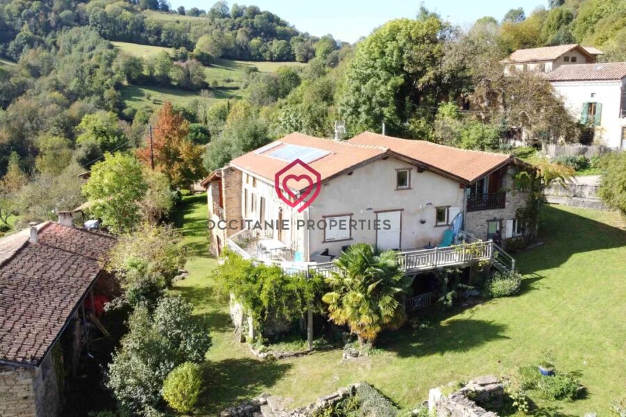 Maison à vendre à Esplas-de-Sérou — Vue montagne — photo 2