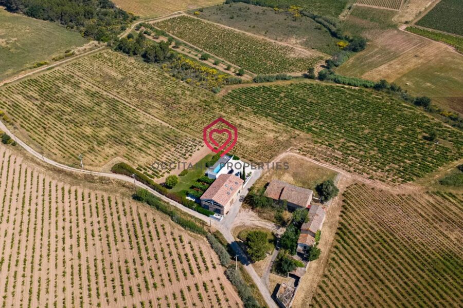 Maison à vendre à Rieux-Minervois — Vue montagne — photo 3