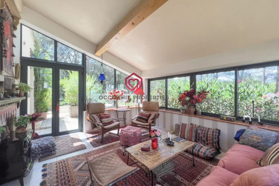 Maison à vendre à Malves-en-Minervois — Vue parc & jardin — photo 7