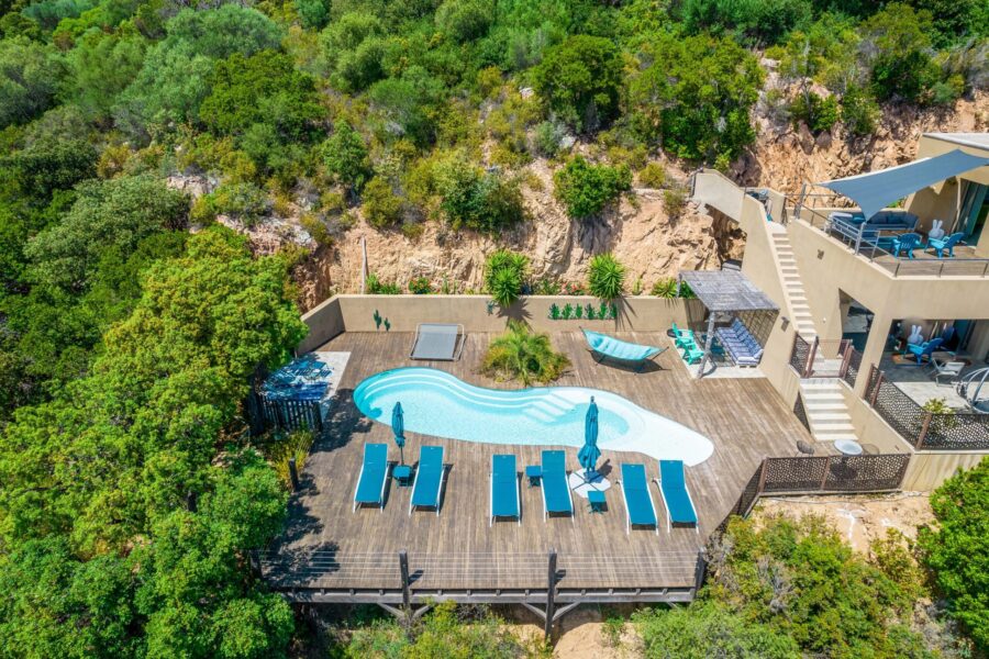 Maison en location vacances à Zonza — Vue mer — photo 3