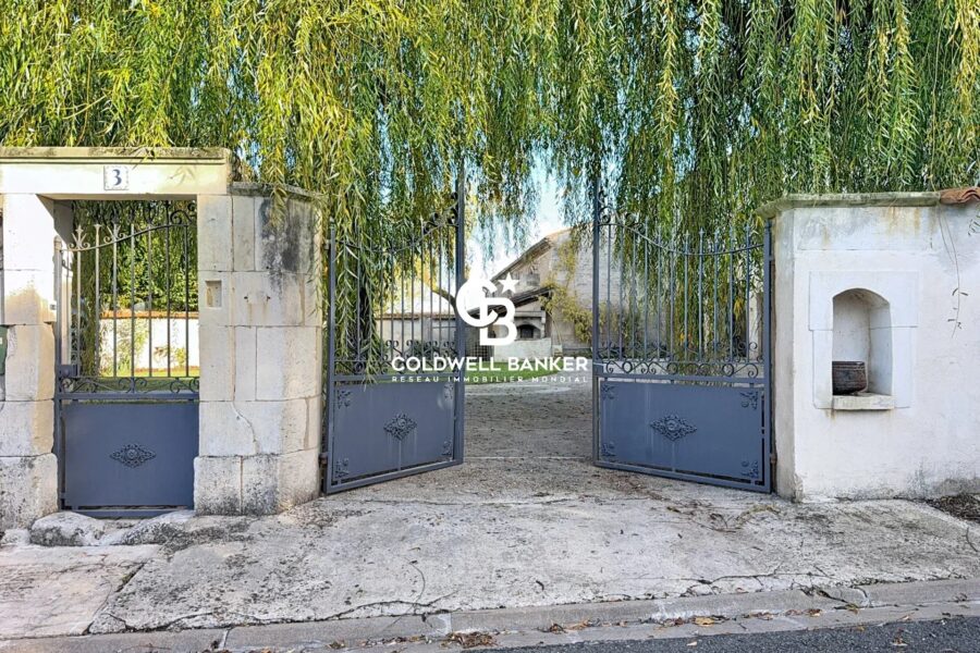 Maison à vendre à Saint-Martin-de-Juillers — Vue parc & jardin — photo 3