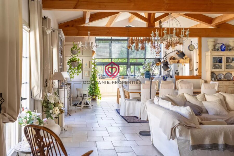 Maison à vendre à Malves-en-Minervois — Vue parc & jardin — photo 4