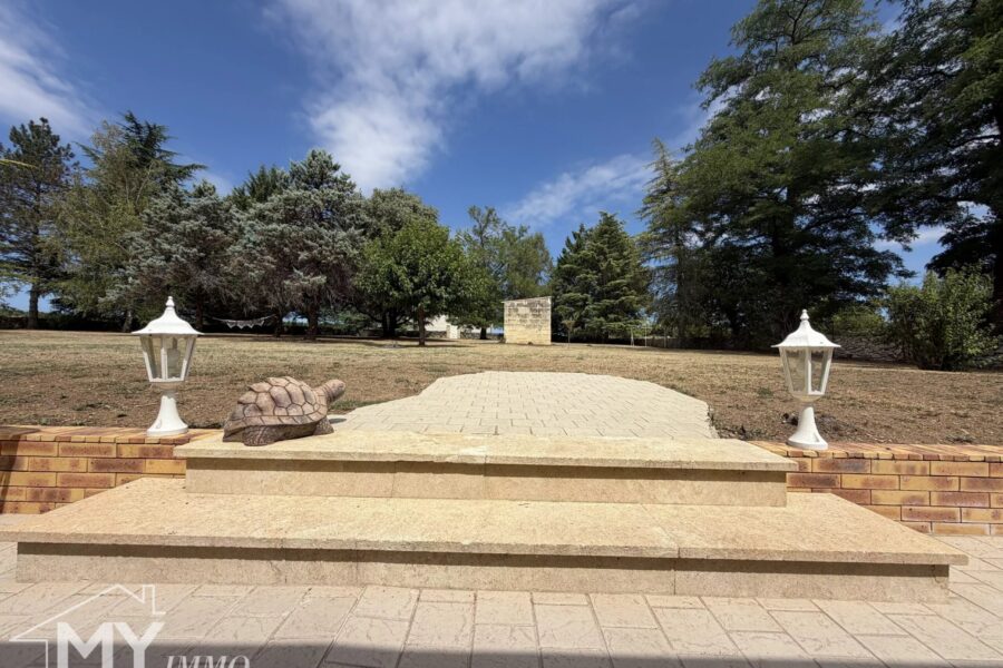 Maison à vendre à Saint-Vincent-de-Pertignas — Vue parc & jardin — photo 18