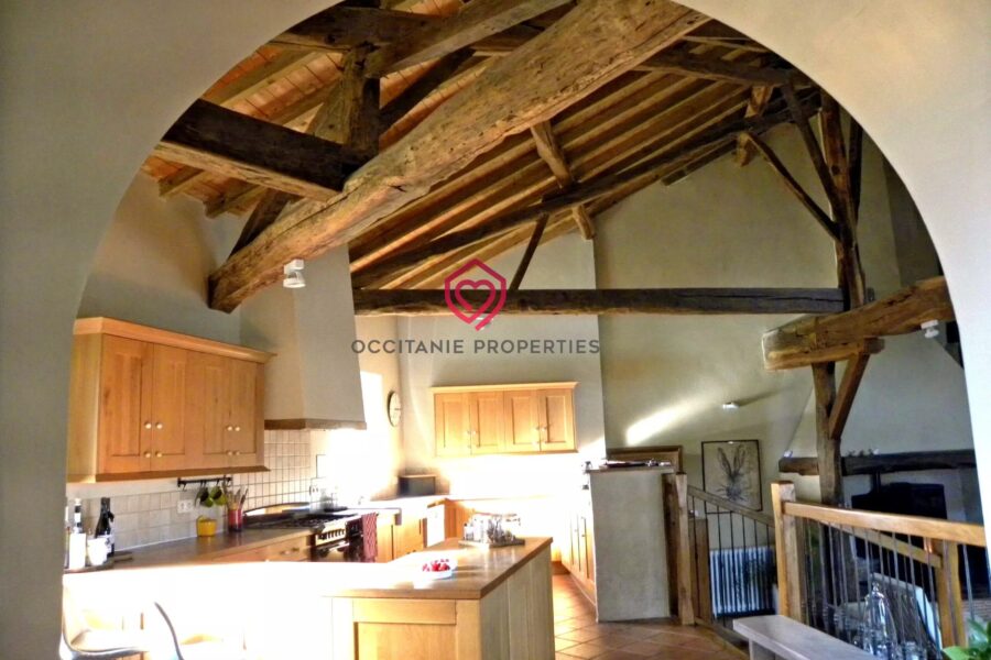 Maison à vendre à Couloumé-Mondebat — Vue montagne — photo 14