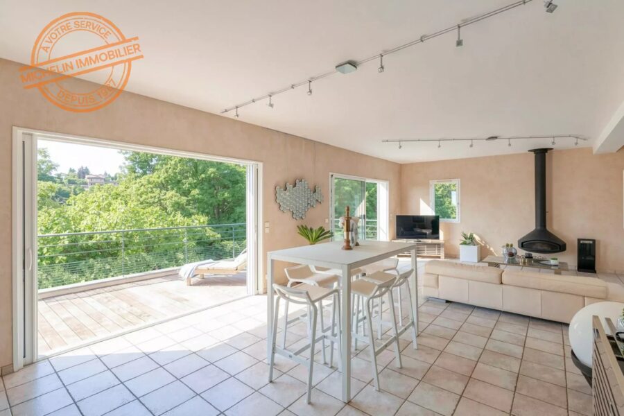 Maison à vendre à Saint-Didier-au-Mont-d&rsquo;Or — Vue montagne — photo 6