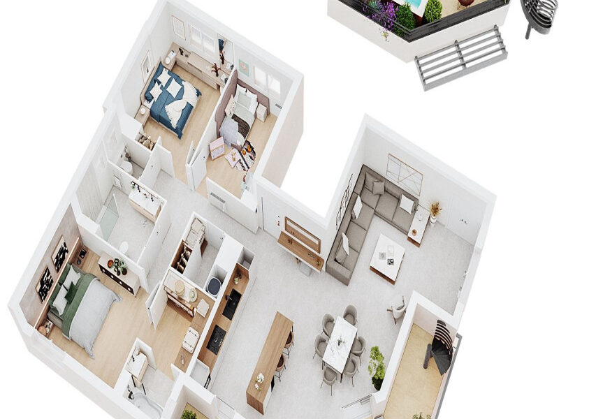 Appartement à vendre à Saint-Laurent-du-Var — Vue mer — photo 5