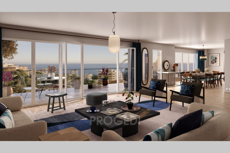 Appartement à vendre à Beausoleil — Vue mer — photo 3