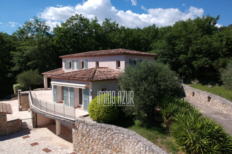 Maison à vendre à Tourrettes-sur-Loup — Vue montagne — photo 6