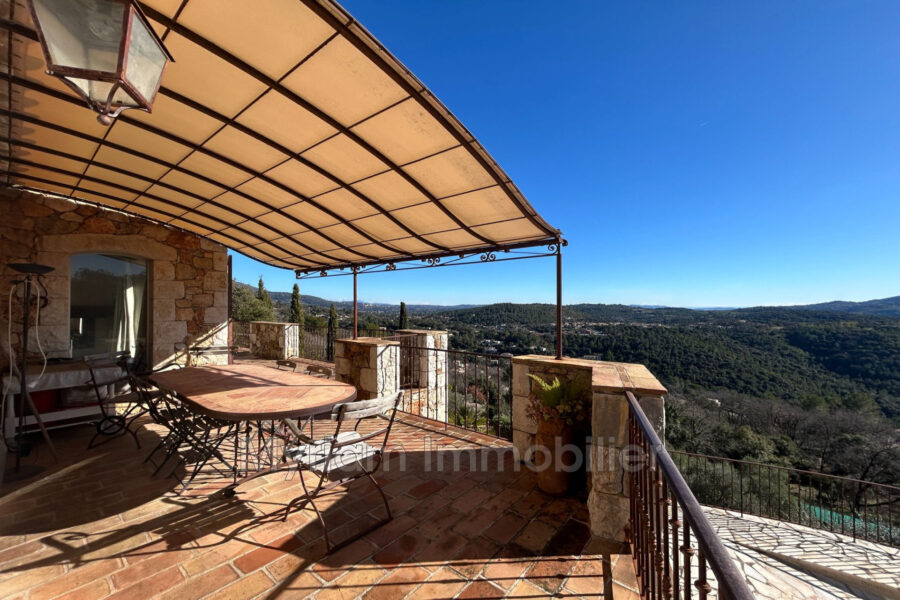 Maison à vendre à Le Tignet — Vue mer — photo 6