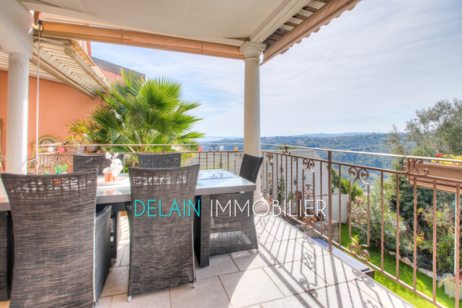 Maison à vendre à Cagnes-sur-Mer — Vue mer — photo 15