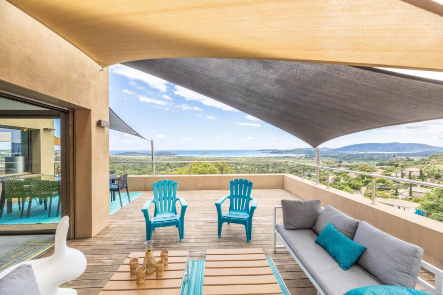 Maison en location vacances à Zonza — Vue mer — photo 5