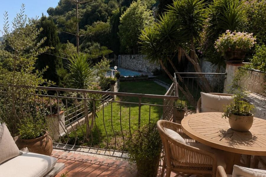 Maison à vendre à La Turbie — Vue mer — photo 5
