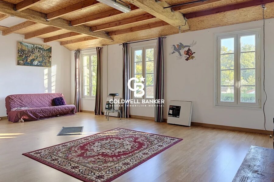 Maison à vendre à Salignac-sur-Charente — Vue parc & jardin — photo 5