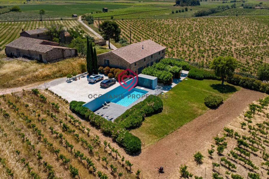 Maison à vendre à Rieux-Minervois — Vue montagne — photo 2