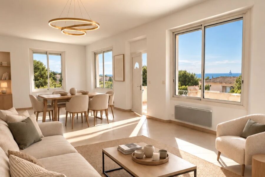 Appartement à louer à Sausset-les-Pins — Vue mer — photo 1