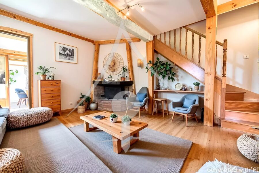 Maison à vendre à Le Fauga — Vue parc & jardin — photo 2