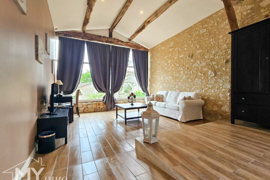 Maison à vendre à Les Lèves-et-Thoumeyragues — Vue montagne — photo 31