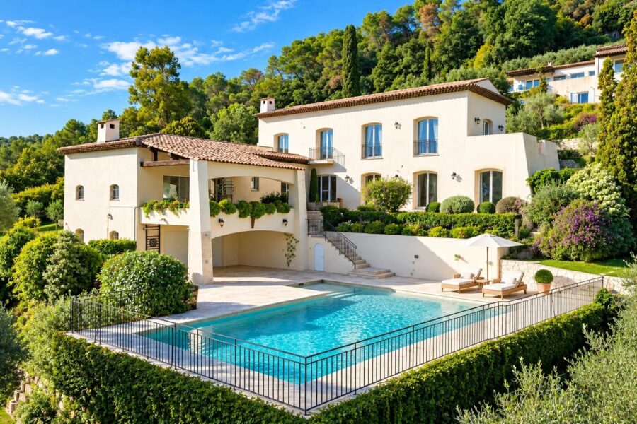 Maison à vendre à La Colle-sur-Loup — Vue mer — photo 2