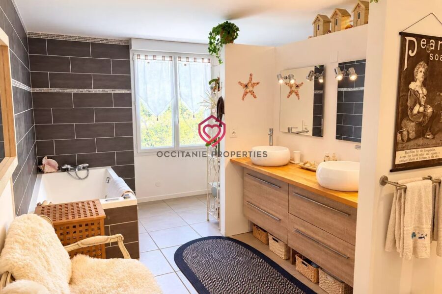 Maison à vendre à Belvèze-du-Razès — Vue parc & jardin — photo 20