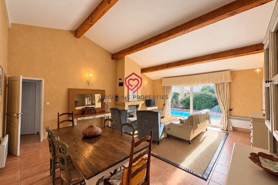 Maison à vendre à Durban-Corbières — Vue parc & jardin — photo 4