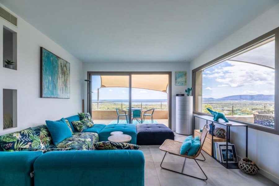 Maison en location vacances à Zonza — Vue mer — photo 8