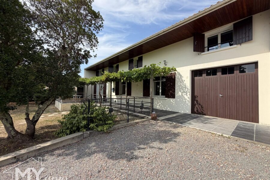 Maison à vendre à Saint-Pey-de-Castets — Vue parc & jardin — photo 2