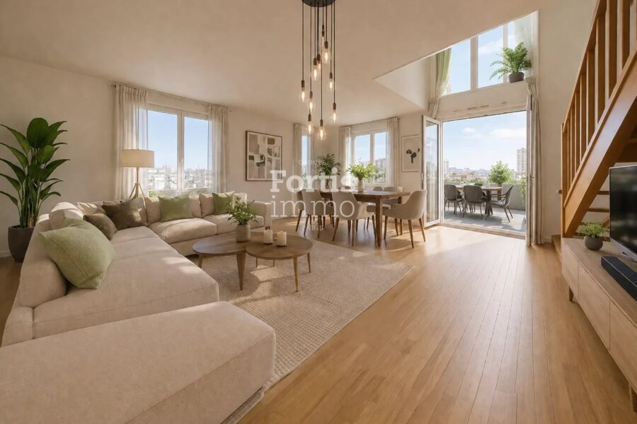 Appartement à vendre à Asnières-sur-Seine — Vue sur la ville — photo 2