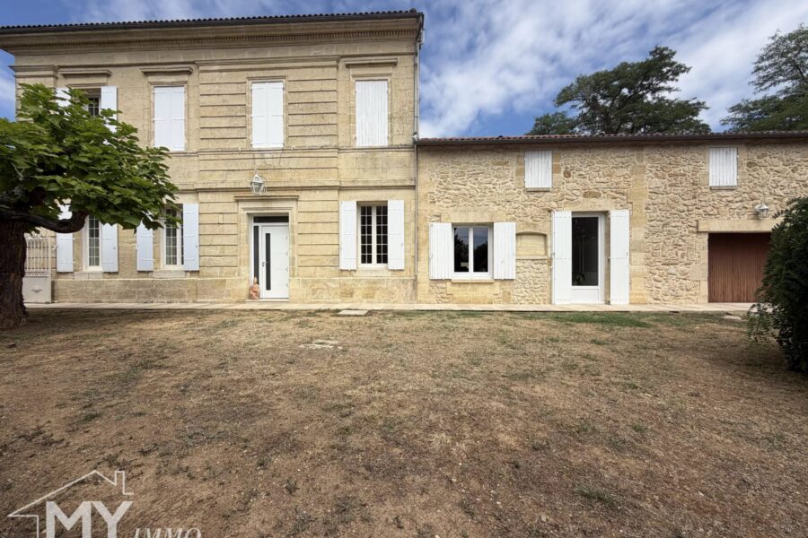 Maison à vendre à Saint-Vincent-de-Pertignas — Vue parc & jardin — photo 2