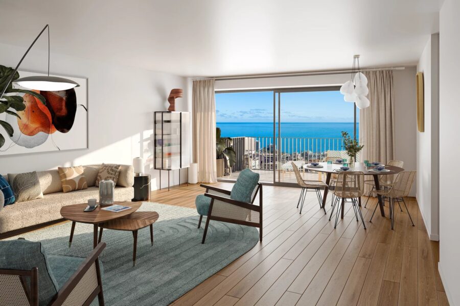 Appartement à vendre à Beausoleil — Vue mer — photo 2