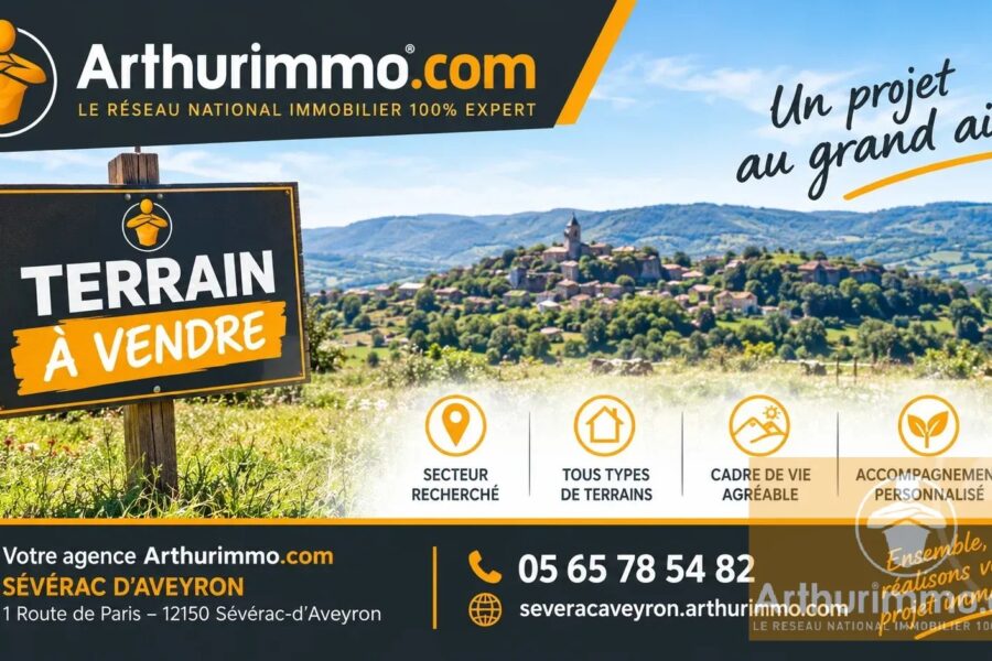 Terrain à vendre à Allenc — Vue sur la ville — photo 1