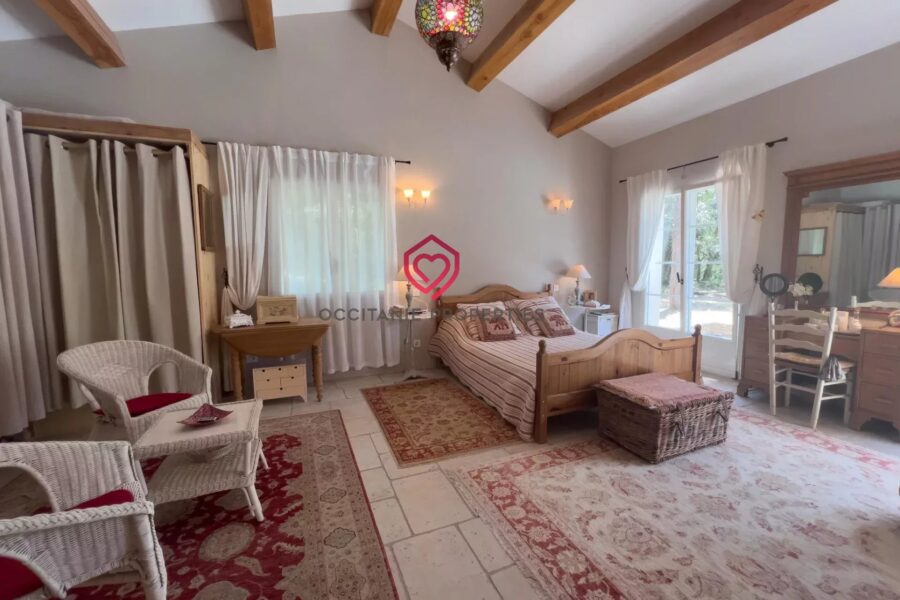 Maison à vendre à Malves-en-Minervois — Vue parc & jardin — photo 8
