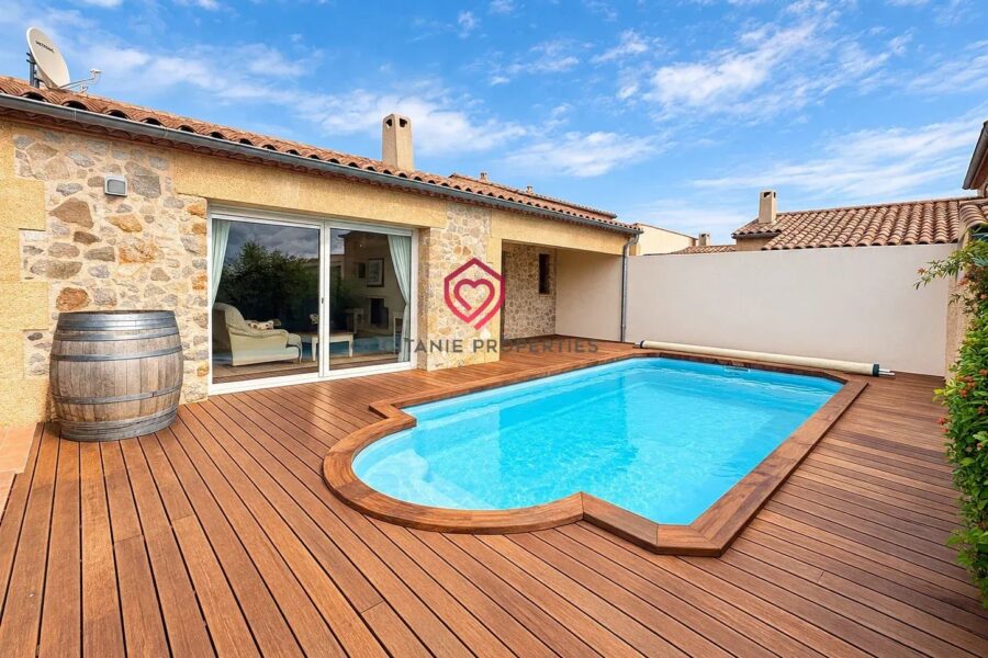 Maison à vendre à Durban-Corbières — Vue parc & jardin — photo 14