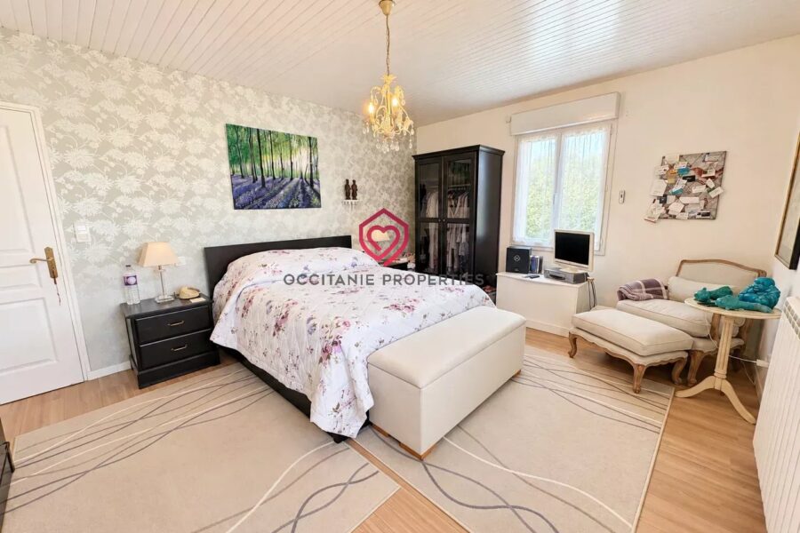 Maison à vendre à Belvèze-du-Razès — Vue parc & jardin — photo 12