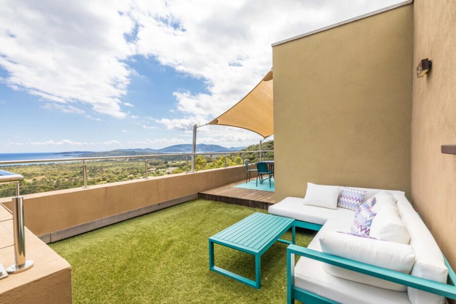 Maison en location vacances à Zonza — Vue mer — photo 17