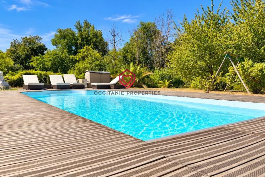 Maison à vendre à Belvèze-du-Razès — Vue parc & jardin — photo 32