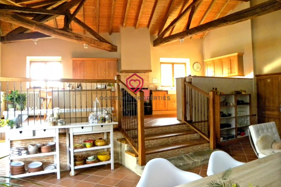 Maison à vendre à Couloumé-Mondebat — Vue montagne — photo 13