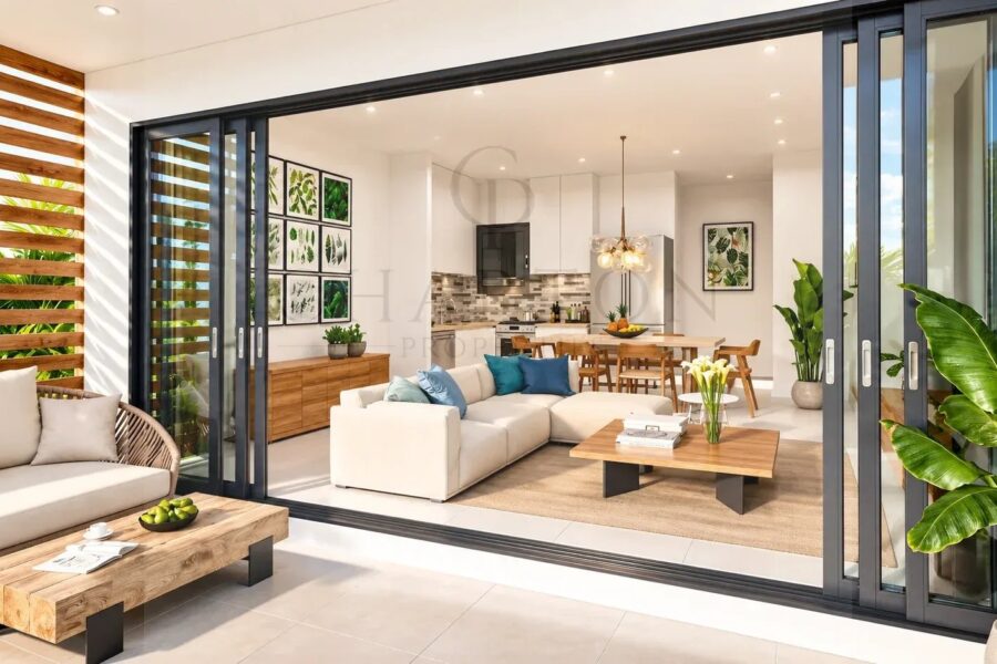 Appartement à vendre à Bain Bœuf — Vue parc & jardin — photo 4