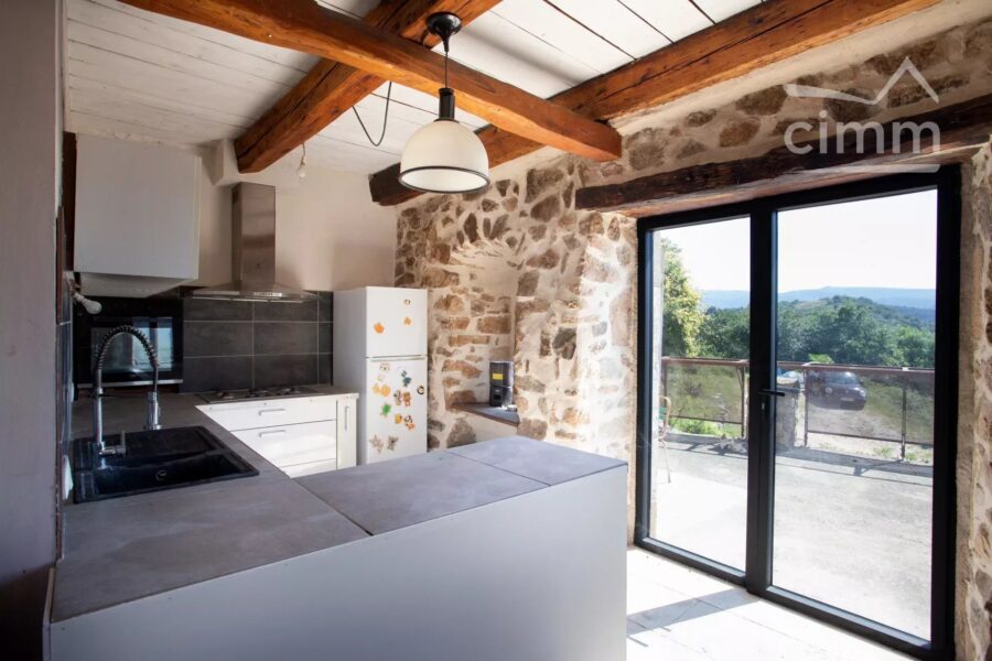 Maison à vendre à Saint-Andéol-de-Vals — Vue montagne — photo 4